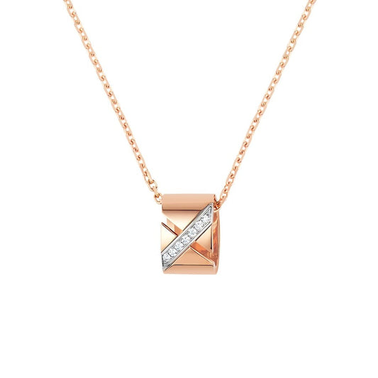 [Opulent Aurora]LIENS EVIDENCE DIAMOND NECKLACE