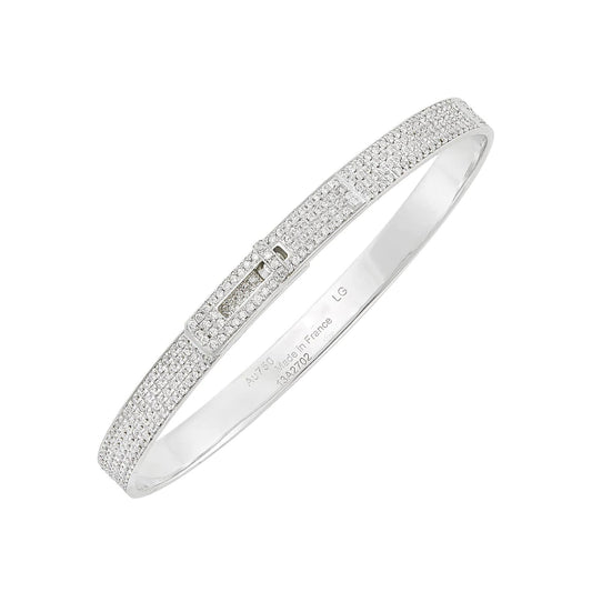 [Opulent Aurora]HM KELLY BRACELET IN SILVER AND FULL PAVE DIAMOND