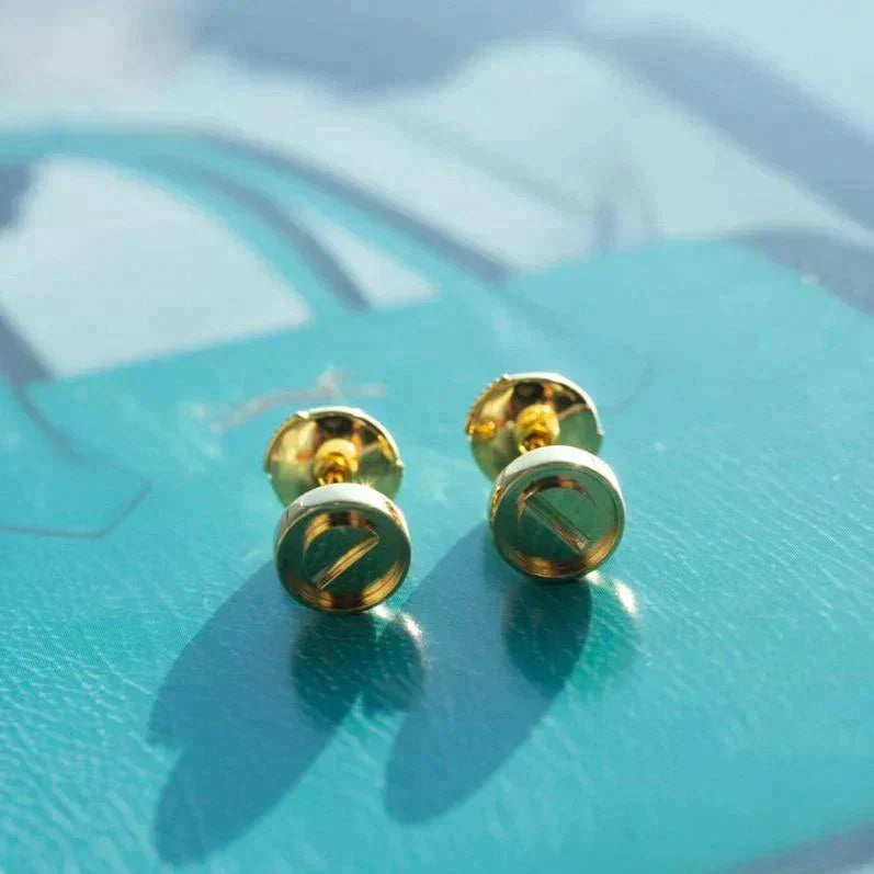 [Opulent Aurora]LOVE EARRINGS GOLD 10MM