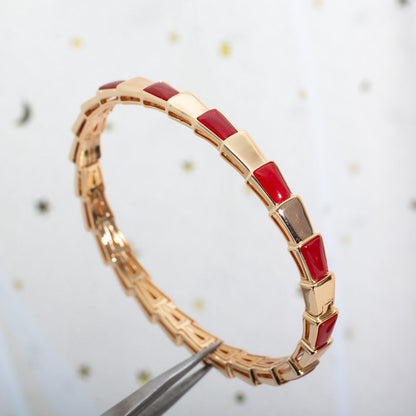 [Opulent Aurora]SERPENTI BRACELET PINK GOLD RUBELLITE