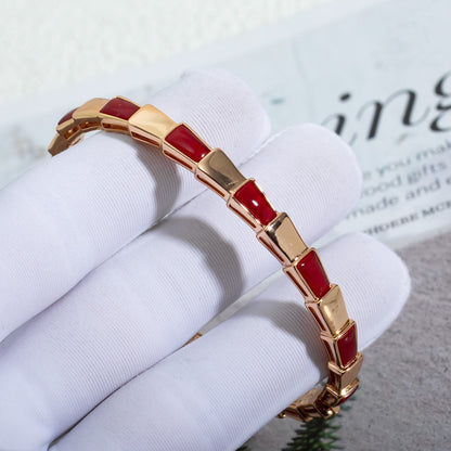 [Opulent Aurora]SERPENTI BRACELET PINK GOLD RUBELLITE