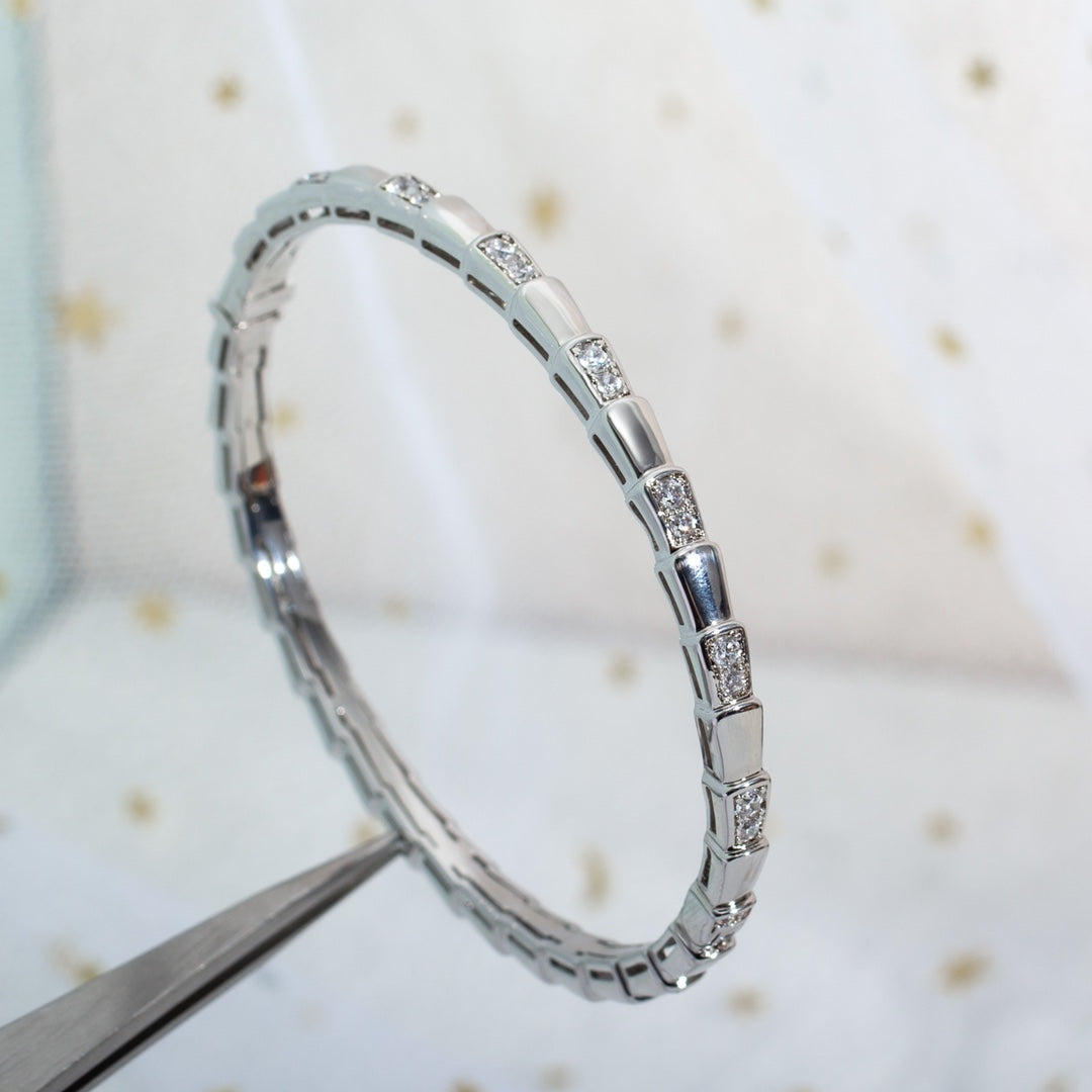 [Opulent Aurora]SERPENTI BRACELET SILVER DIAMOND