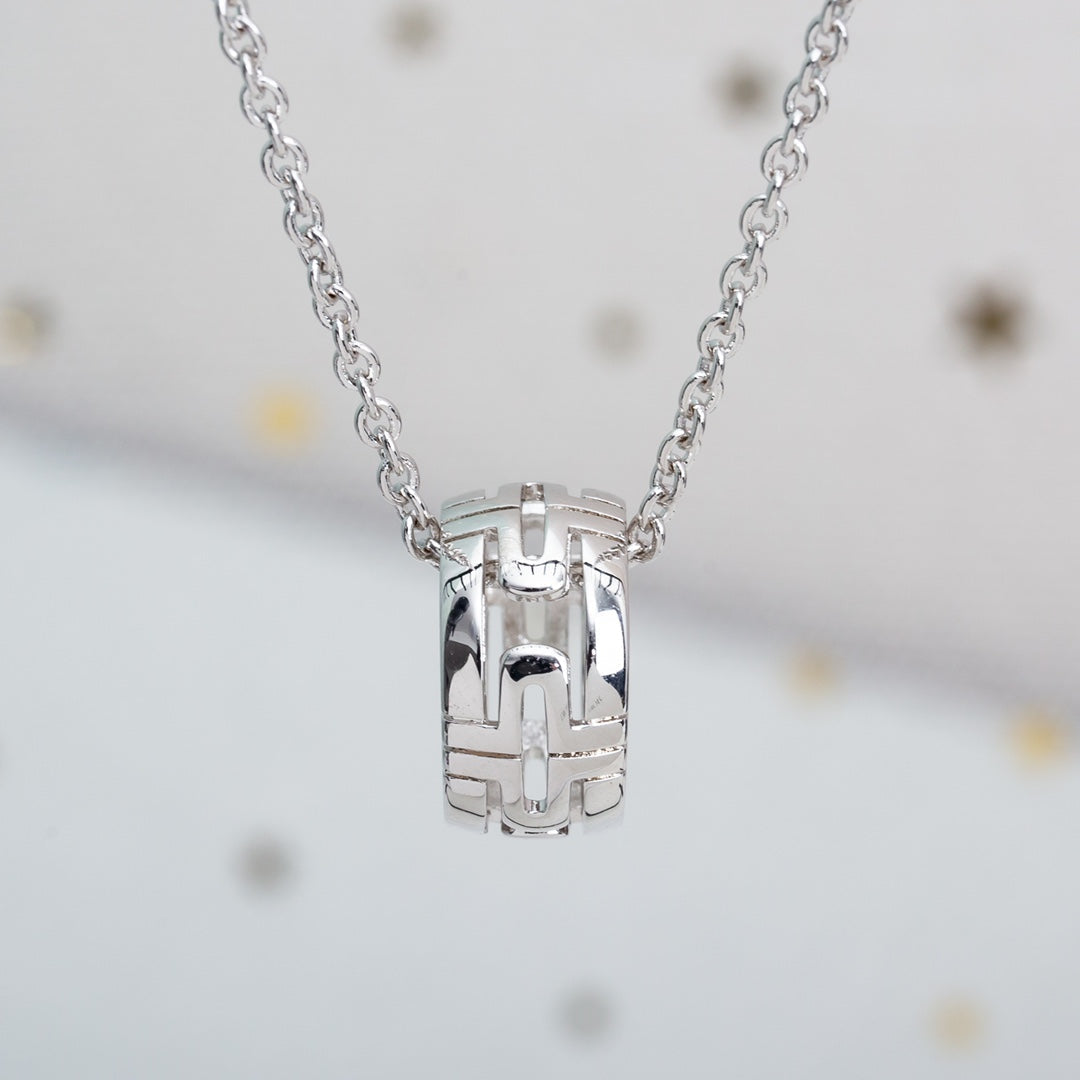 [Opulent Aurora]PARENTESI NECKLACE SILVER