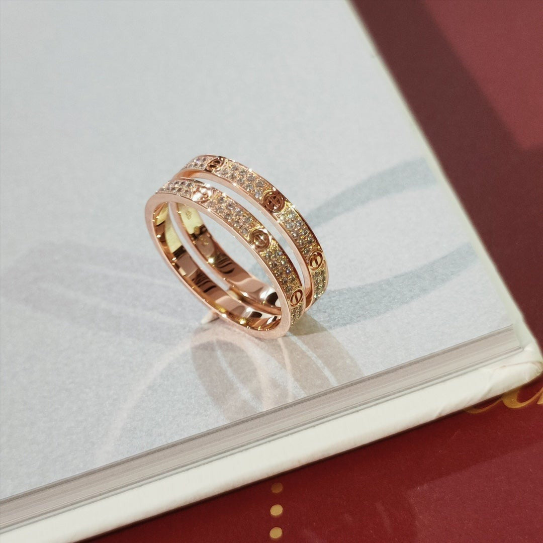 [Opulent Aurora]LOVE RING 2.65MM DIAMOND