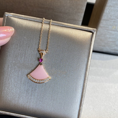 [Opulent Aurora]DREAM NECKLACE PINK OPAL