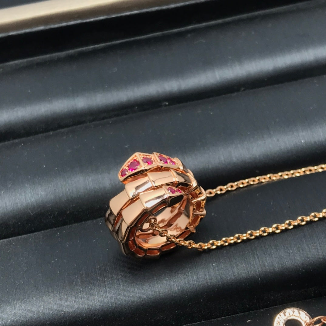 [Opulent Aurora]SERPENTI PEDANT NECKLACE