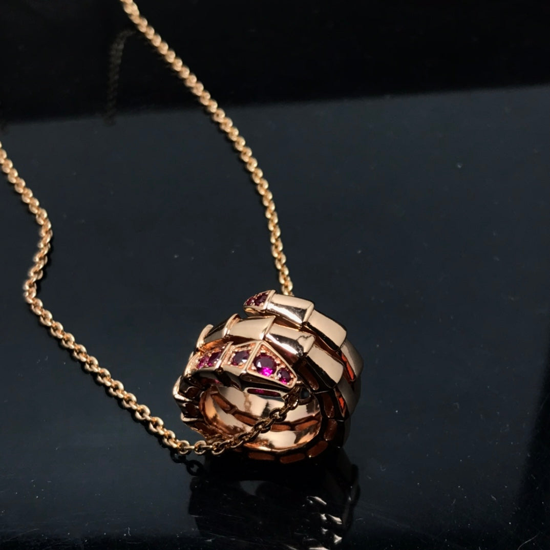 [Opulent Aurora]SERPENTI PEDANT NECKLACE