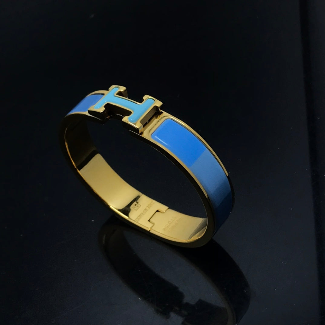 [Opulent Aurora]H BRACELET BLUE RAINBOW CERAMIC