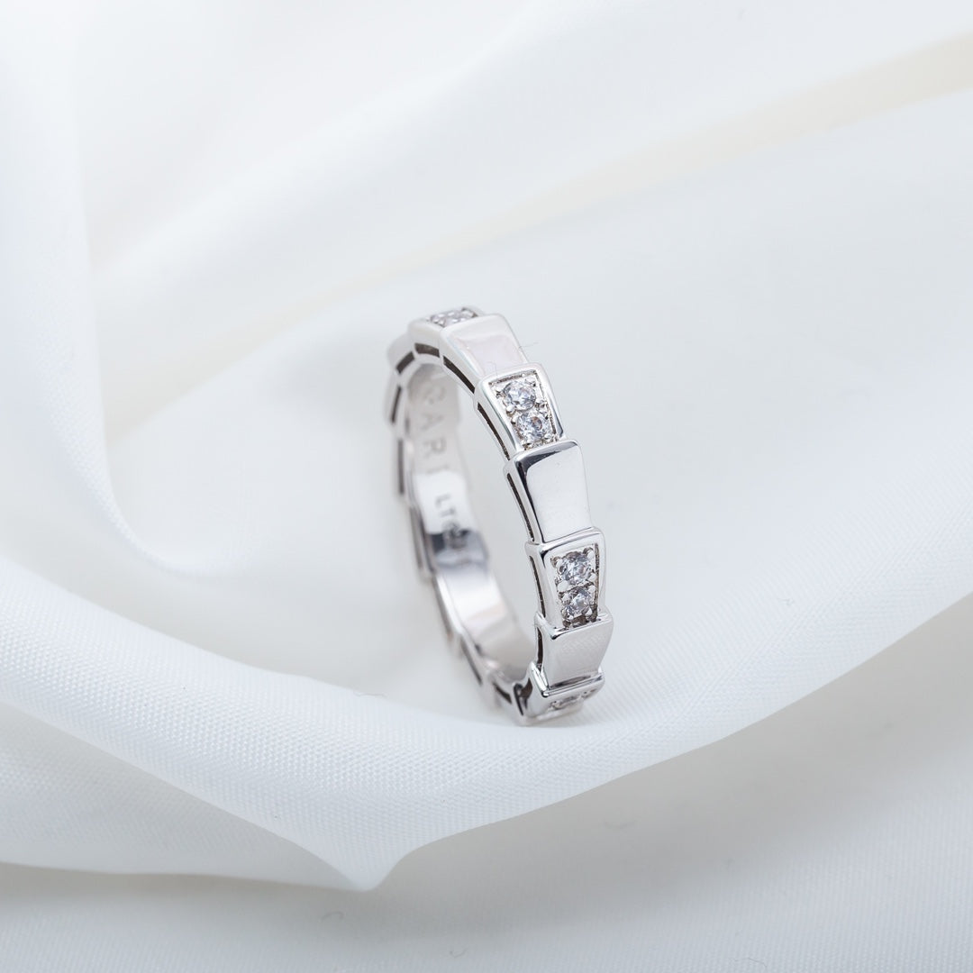 [Opulent Aurora]SERPENTI RING SILVER  3MM