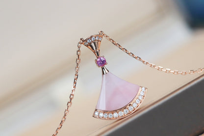 [Opulent Aurora]DREAM NECKLACE PINK MOP DIAMOND