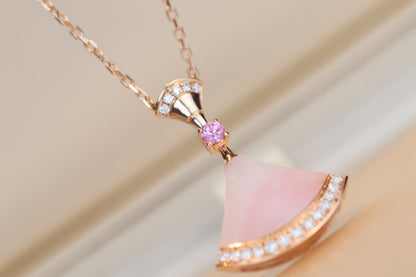 [Opulent Aurora]DREAM NECKLACE PINK MOP DIAMOND