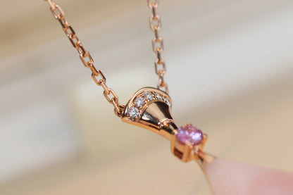 [Opulent Aurora]DREAM NECKLACE PINK MOP DIAMOND