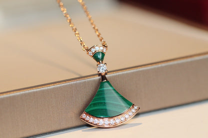 [Opulent Aurora]DREAM NECKLACE MALACHITE DIAMOND