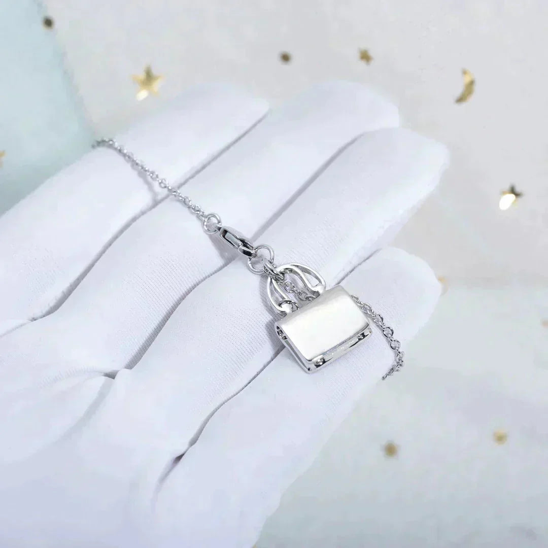 [Opulent Aurora]AMULETTE PEDANT SILVER NECKLACE