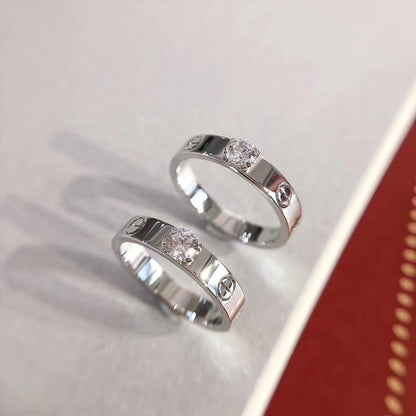 [Opulent Aurora]LOVE RING 3.6MM 1 BIG DIAMOND