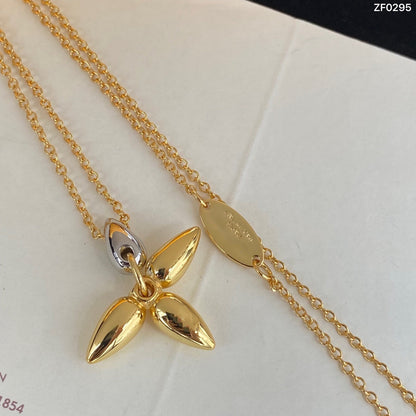 [Opulent Aurora]LOUISETTE PEDANT GOLD NECKLACE