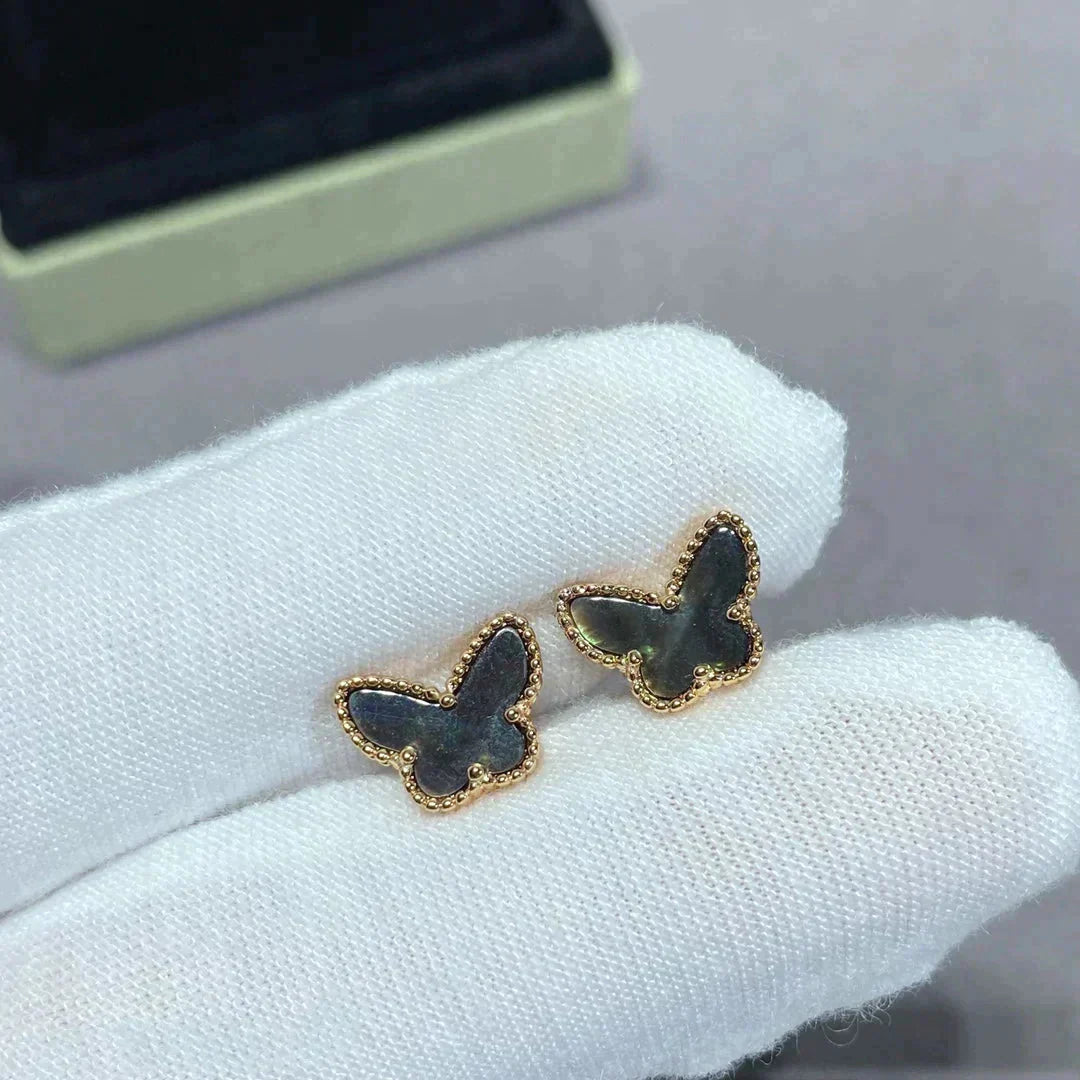 [Opulent Aurora]BUTTERFLY DARK MOP  EARRINGS