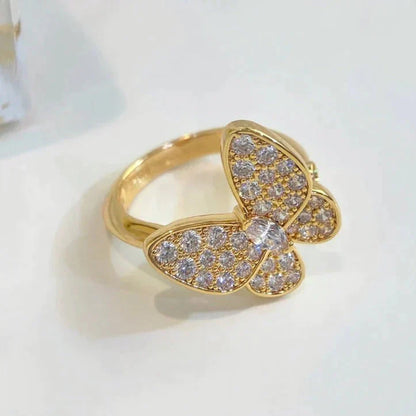 [Opulent Aurora]BUTTERFLY DIAMOND RING