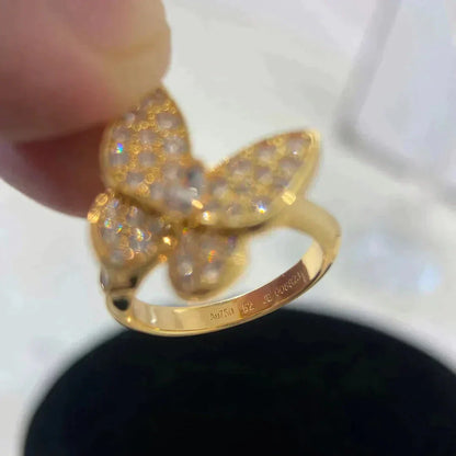 [Opulent Aurora]BUTTERFLY DIAMOND RING