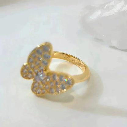 [Opulent Aurora]BUTTERFLY DIAMOND RING