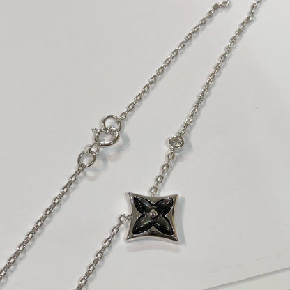 [Opulent Aurora]STAR BLACK MOP NECKLACE