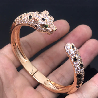 [Opulent Aurora]PANTHERE BIG BRACELET DIAMONDS