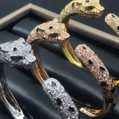 [Opulent Aurora]PANTHERE BIG BRACELET DIAMONDS