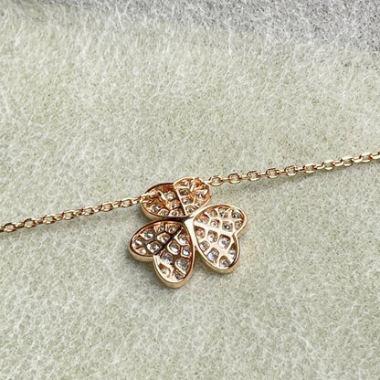 [Opulent Aurora]FLOWER DIAMOND NECKLACE