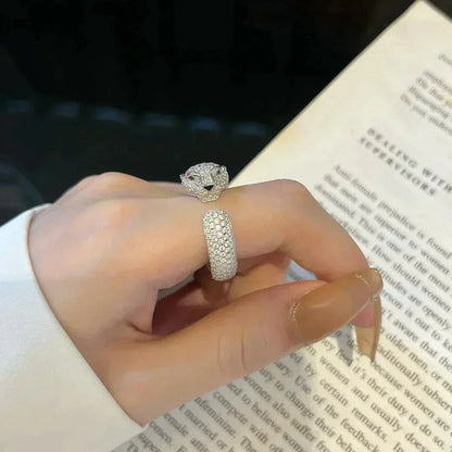 [Opulent Aurora]PANTHERE 5.5MM ALL DIAMOND RING