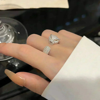 [Opulent Aurora]PANTHERE 5.5MM ALL DIAMOND RING