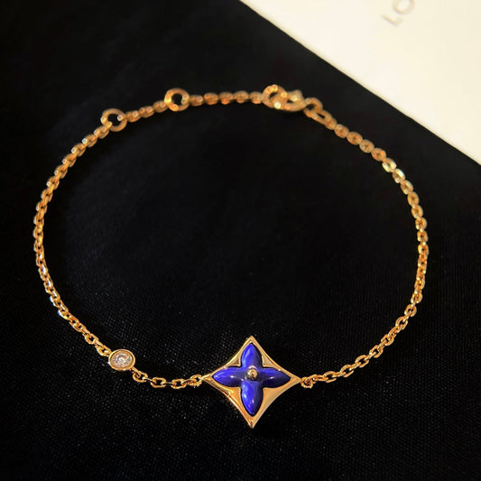 [Opulent Aurora]COLOR STAR PINK GOLD DIAMOND BRACELET