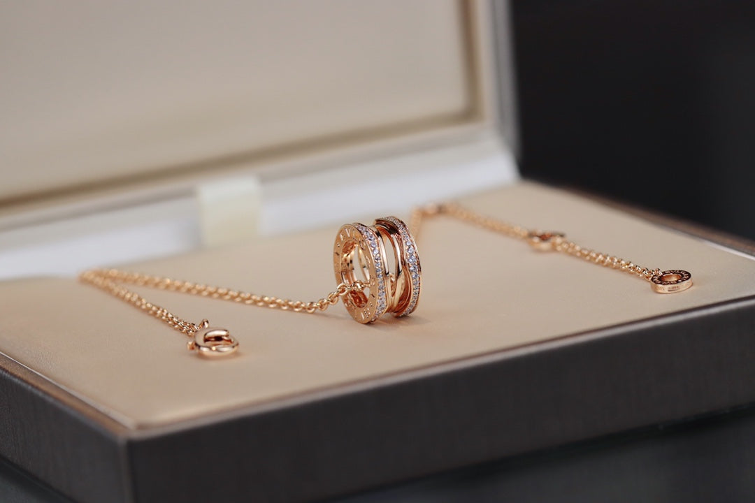 [Opulent Aurora]ZERO 1 PINK GOLD NECKLACE