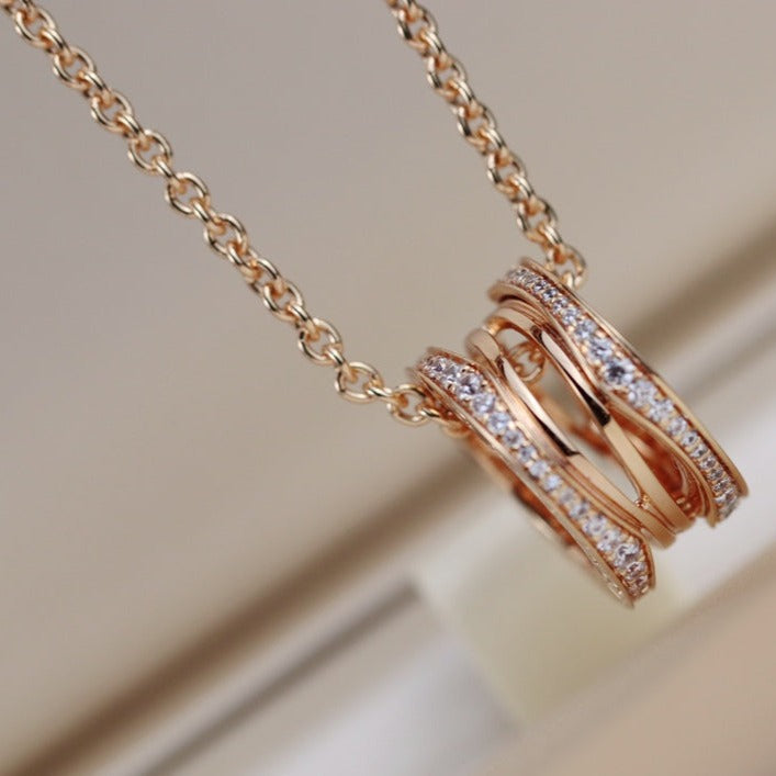 [Opulent Aurora]ZERO 1 PINK GOLD NECKLACE