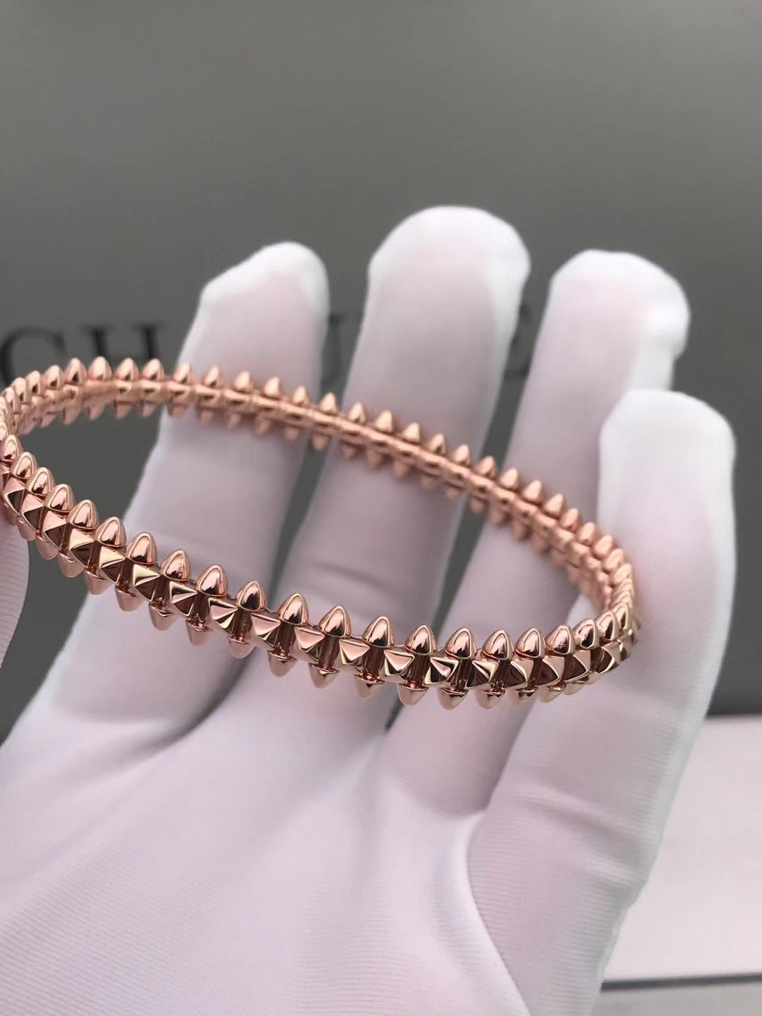 [Opulent Aurora]CLASH PINK GOLD BRACELET