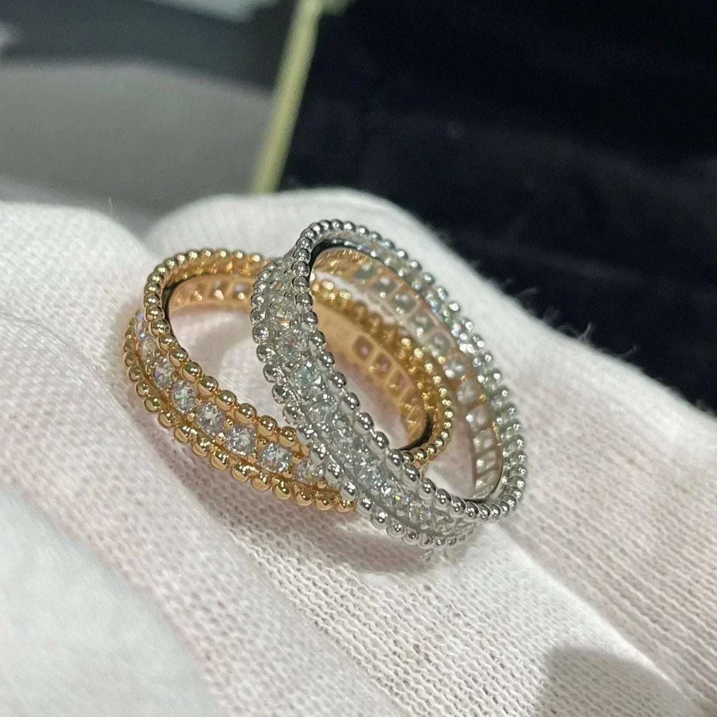 [Opulent Aurora]PERLEE DIAMOND ROSE GOLD RING