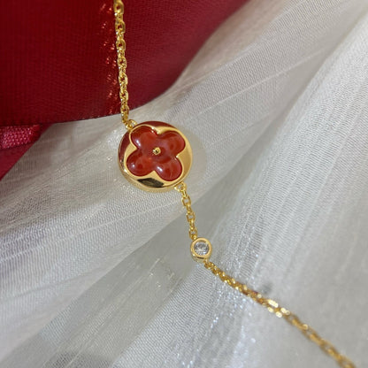 [Opulent Aurora]SUN PEDANT CARNELIAN BRACELET