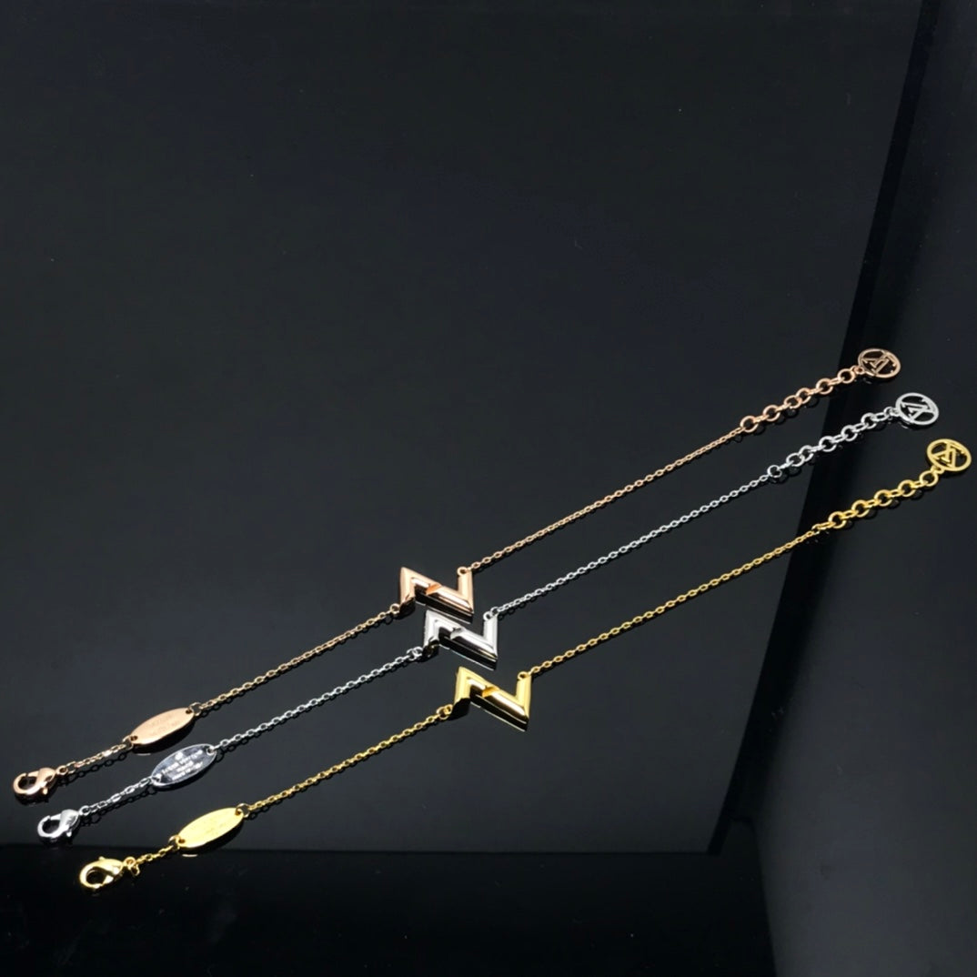 [Opulent Aurora]VOLT LV LOGO BRACELET