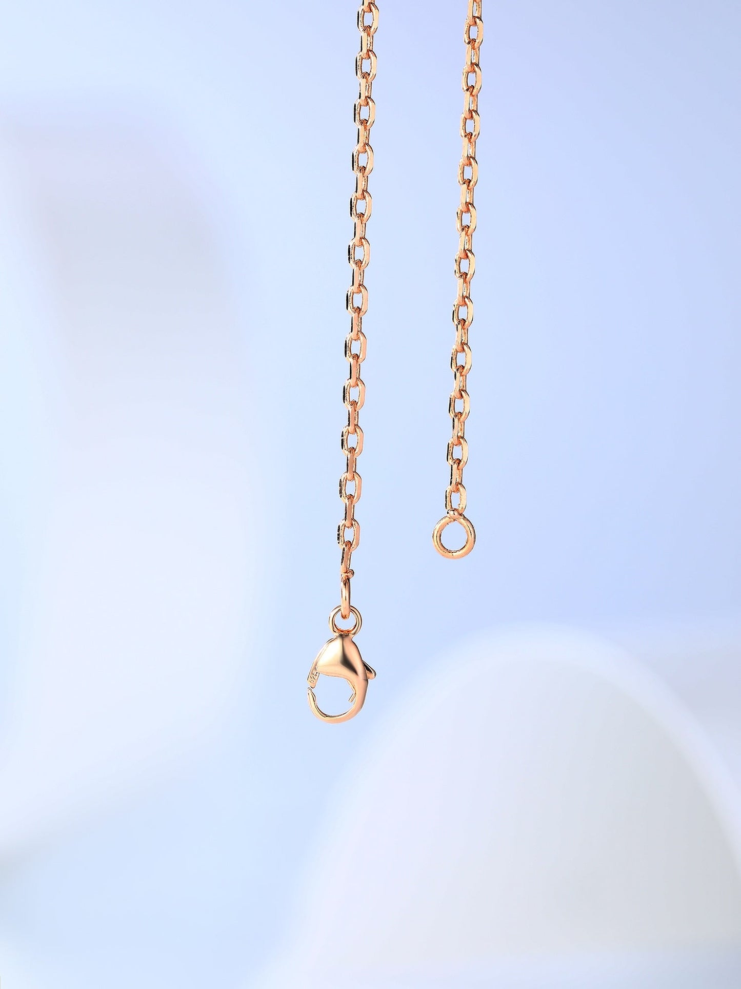 [Opulent Aurora]H CAGE PINK GOLD NECKLACE