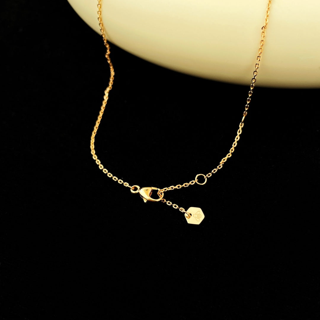 [Opulent Aurora]BEE MINI PEDANT DIAMOND NECKLACE