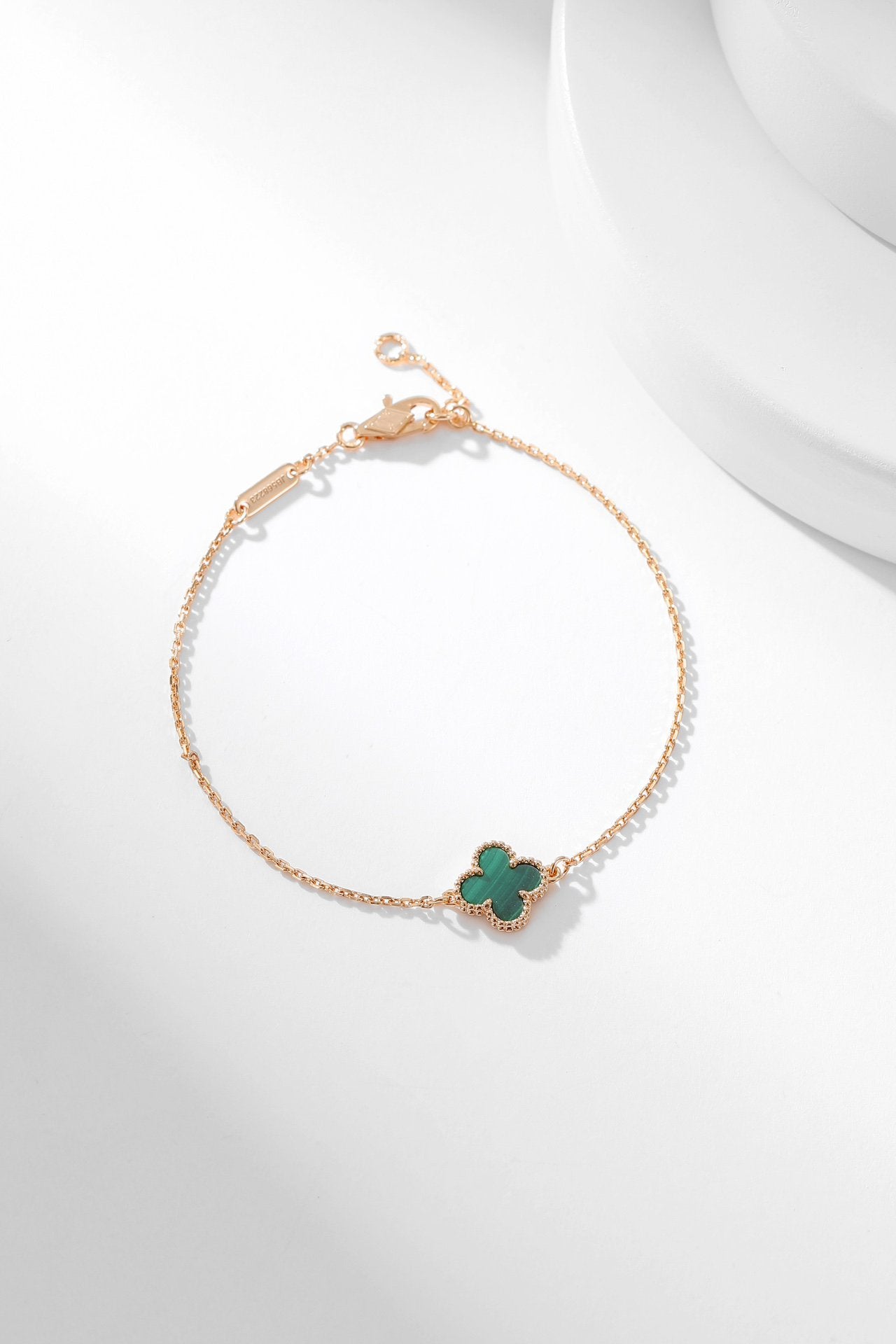 [Opulent Aurora]CLOVER BRACELET MALACHITE 1 MOTIF