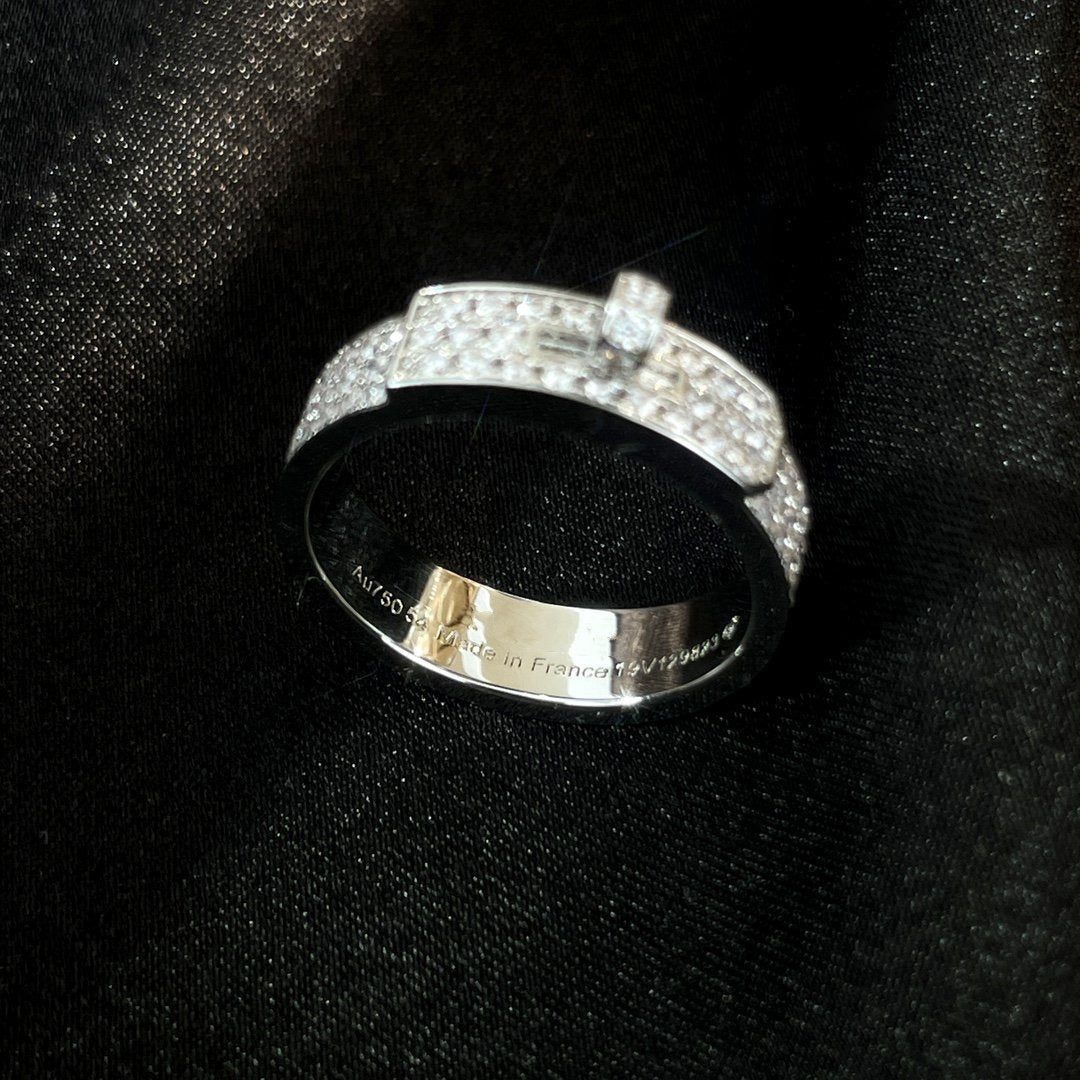 [Opulent Aurora]KELLY SILVER DIAMOND RING