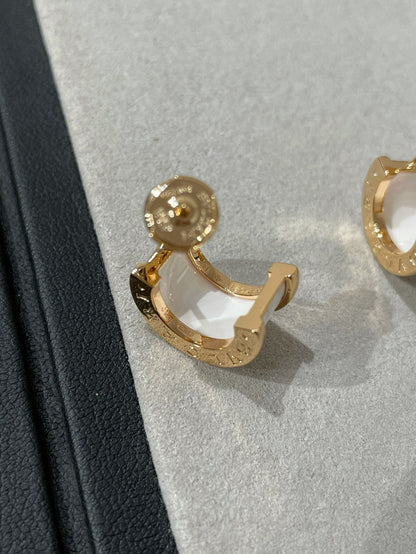 [Opulent Aurora]ZERO 1 PINK GOLD CERAMIC EARRINGS