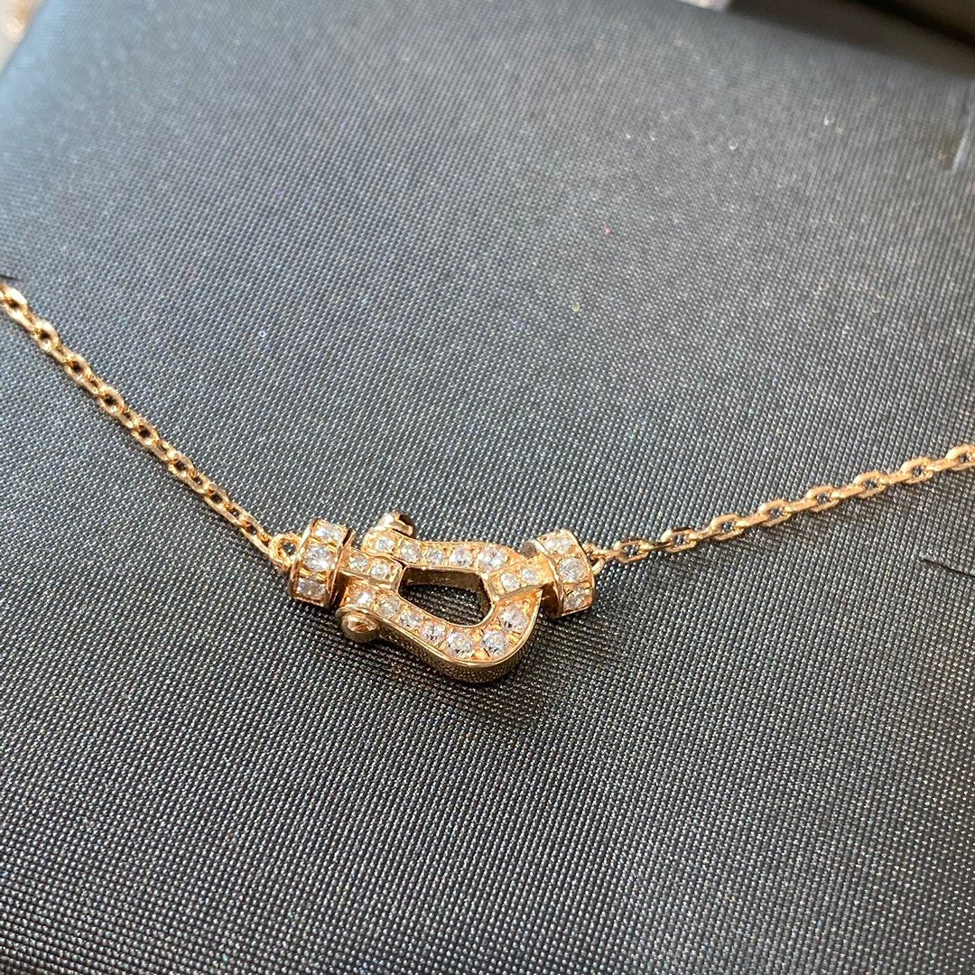 [Opulent Aurora]FORCE 10 DIAMOND PINK GOLD NECKLACE MINI MODEL