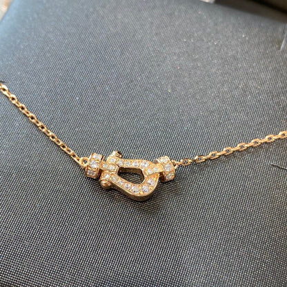 [Opulent Aurora]FORCE 10 DIAMOND PINK GOLD NECKLACE MINI MODEL