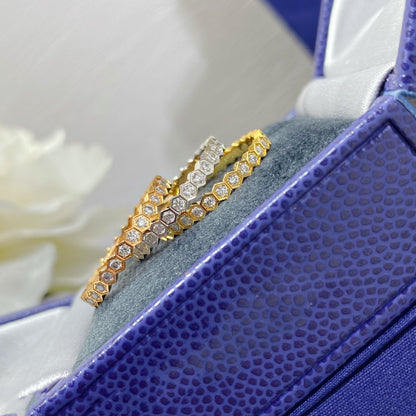 [Opulent Aurora]BEE LOVE DIAMOND PAVED SMALL RING