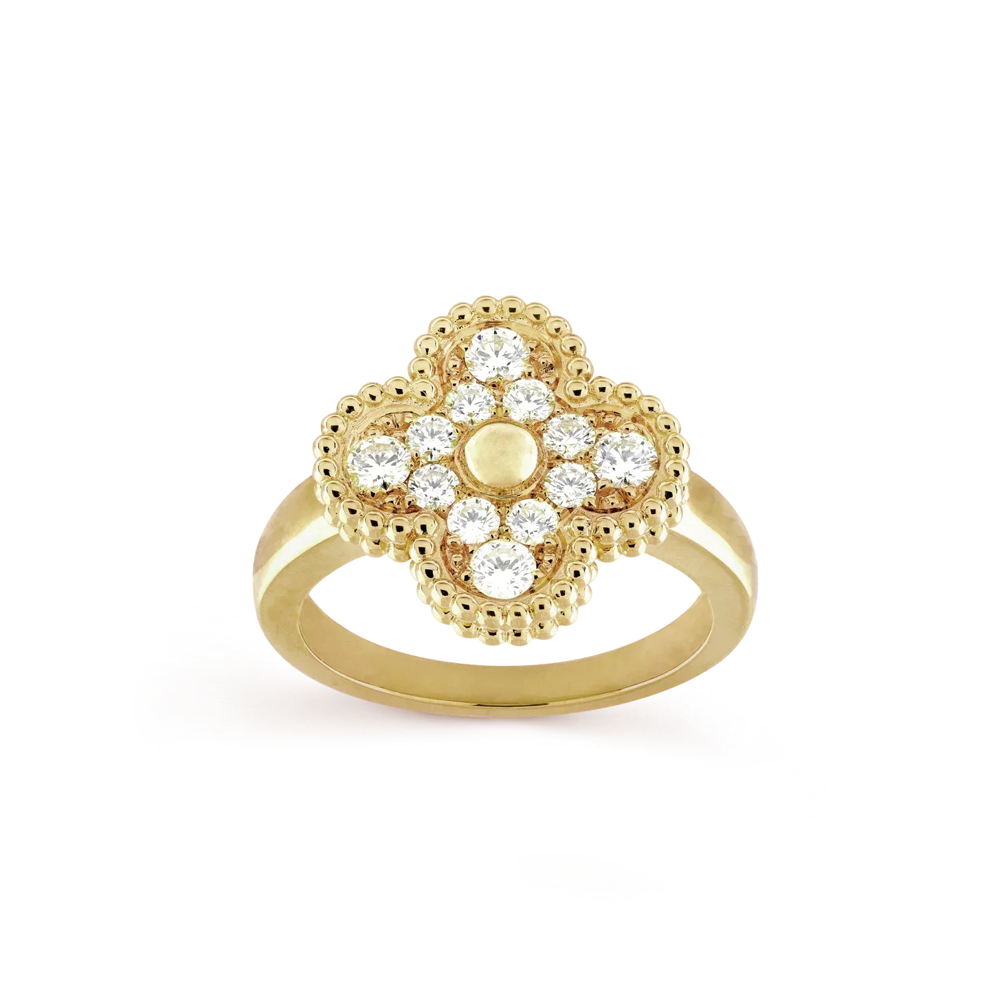 [Opulent Aurora]CLOVER DIAMOND RING