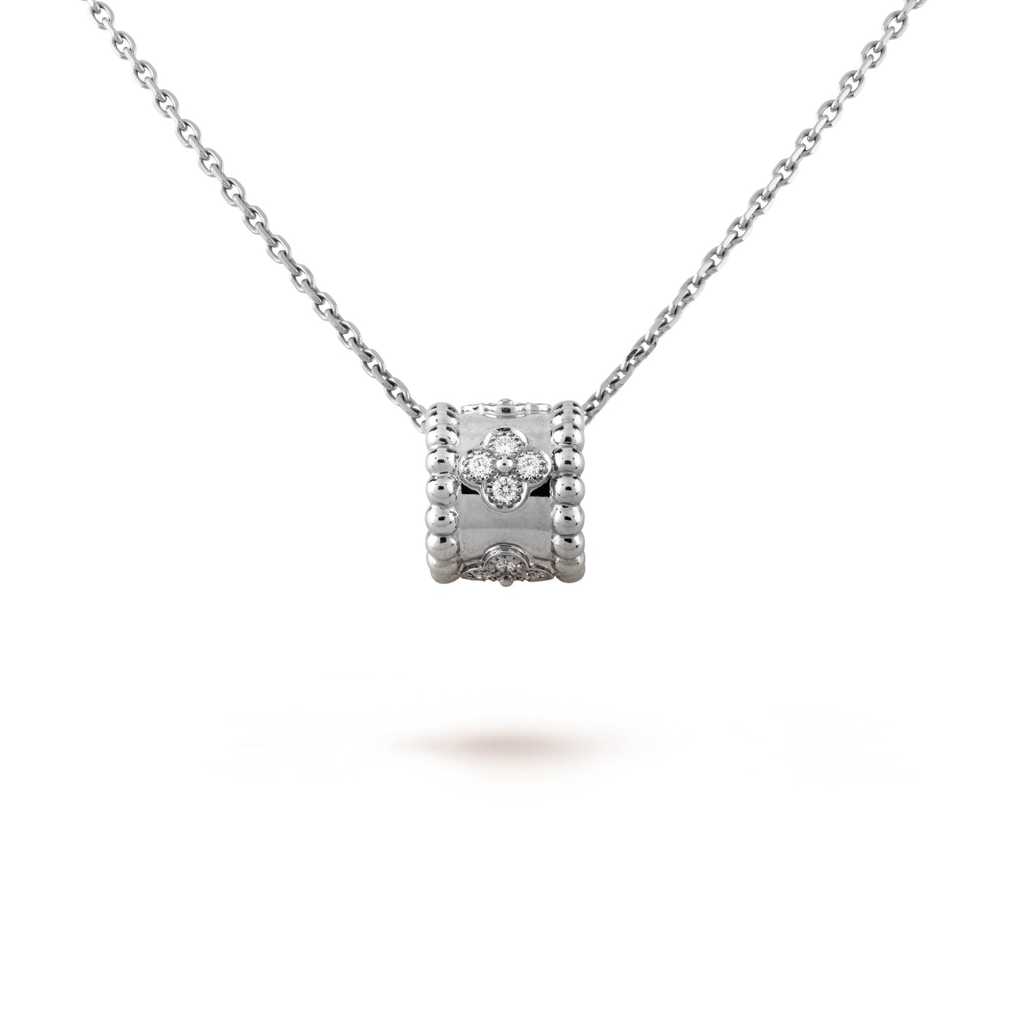 [Opulent Aurora]PERLEE PEDANT SIVLER DIAMOND NECKLACE