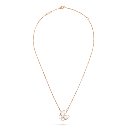 [Opulent Aurora]BUTTERFLY MOP DIAMOND NECKLACE