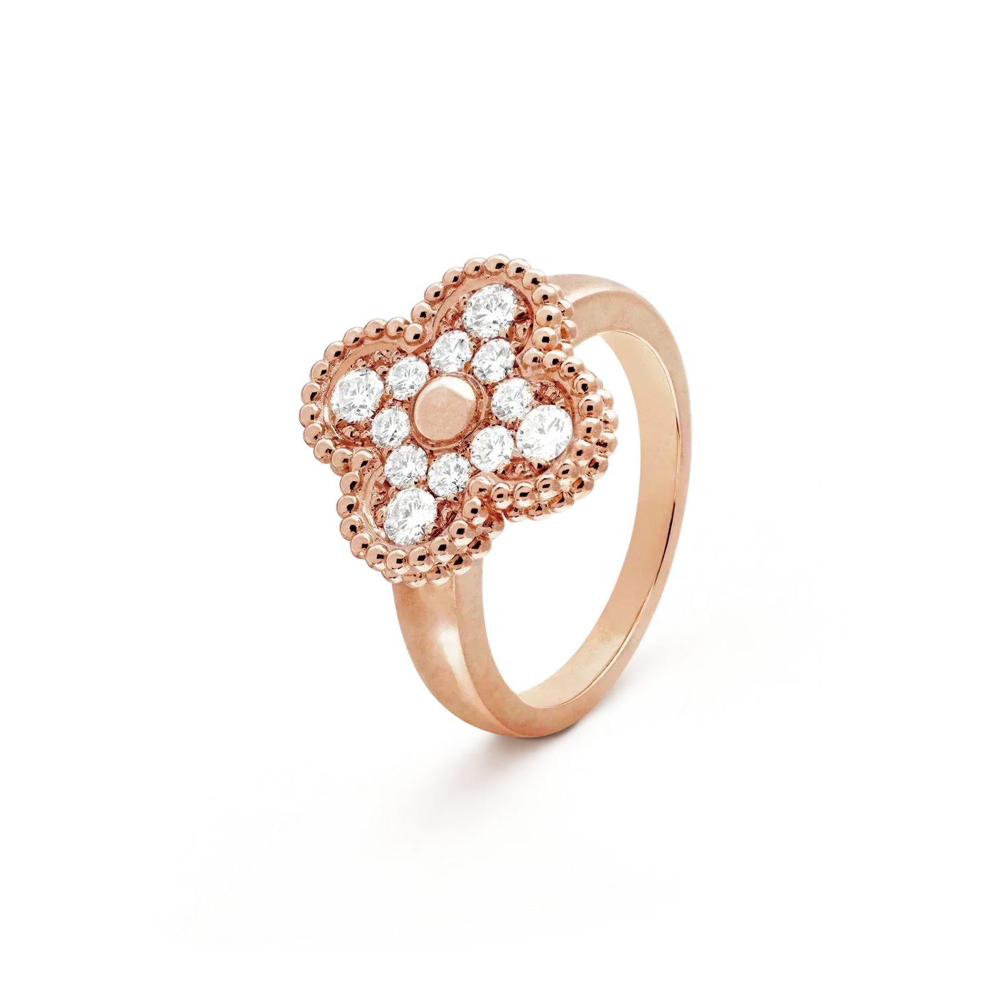 [Opulent Aurora]CLOVER DIAMOND RING