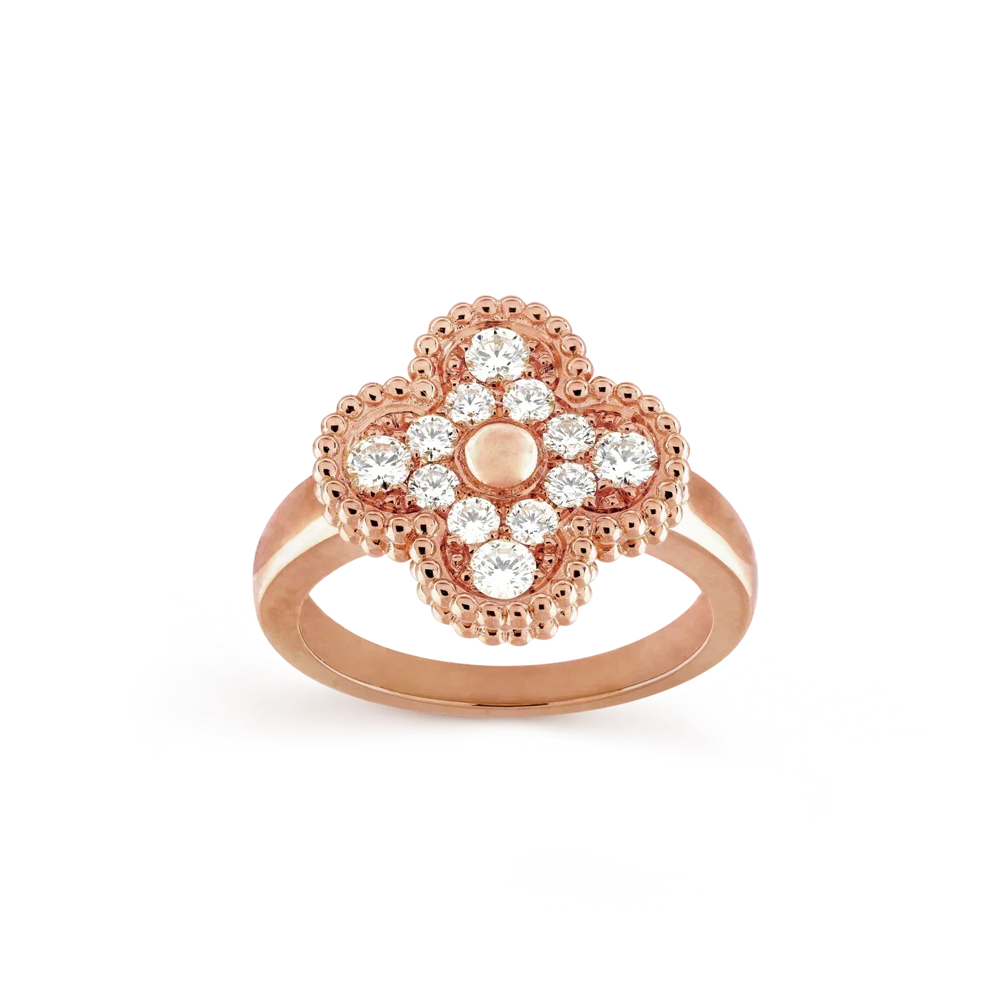 [Opulent Aurora]CLOVER DIAMOND RING